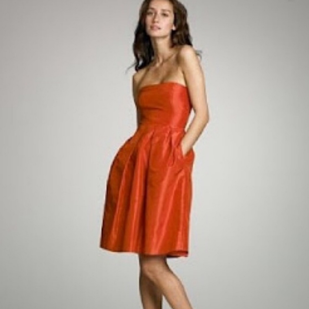 NEW J Crew Strapless Special Occassion Dress